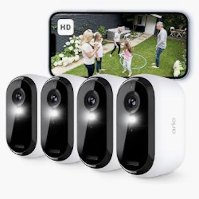4er Set Arlo Essential 2 HD Akku-Überwachungskamera für 180€ (statt 280€)