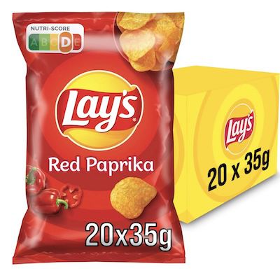 🫑🍟 20x 35g Lay’s Red Paprika Kartoffelchips für 10,99€ (statt 15€)