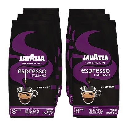 🔥 6x 1kg Lavazza Espresso Italiano Cremoso ☕ Bohnen für 83,89€ (statt 102€)