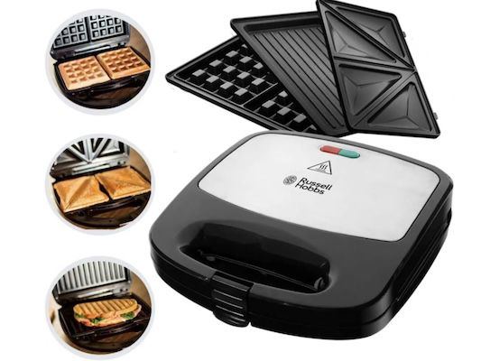 👨‍🍳 Amazon: Russell Hobbs Sale auf Küchenprodukte 👉🏻 Sandwichmaker für 29,99€ (statt 40€)
