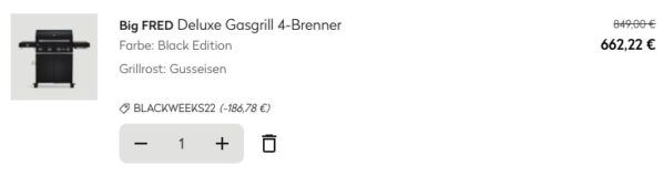 🥩 Burnhard Big Fred Deluxe Black Gasgrill mit Haube für 662,22€ (statt 849€) 🥩 Burnhard Big Fred Deluxe Black Gasgrill mit Haube für 662,22€ (statt 849€)