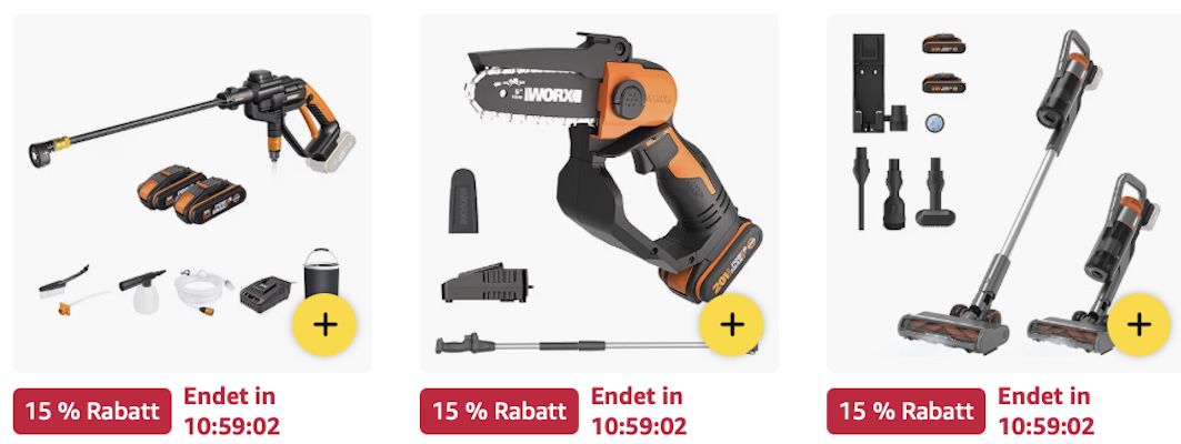 🏡🪴 Amazon: WORX Geräte im Black Week Sale 👉🏻 Akku-Astschere für 58€ (statt 68€) 🏡🪴 Amazon: WORX Geräte im Black Week Sale 👉🏻 Akku Astschere für 58€ (statt 68€)