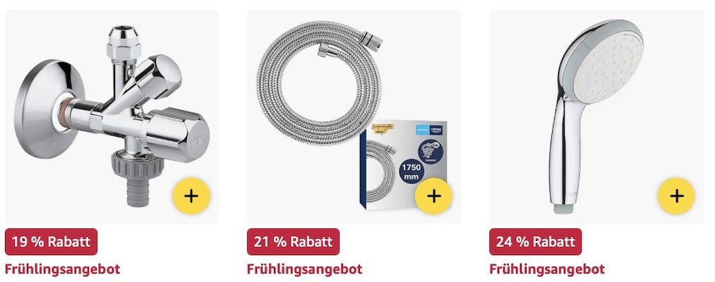 🔝🚰🛁 Amazon: GROHE Frühlings Deals für Küche und Bad – z.B. Solido 5 in 1 WC Set für 399€ (statt 470€)