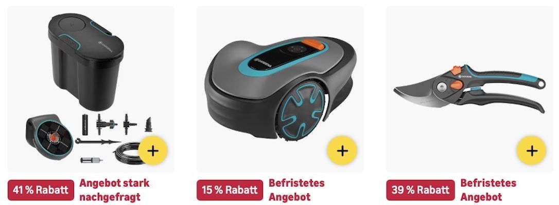 🏡🤑 Amazon: Gardena Gartengeräte und Zubehör Sale z.B. Gartenschere für 13,99€ (statt 20€)
