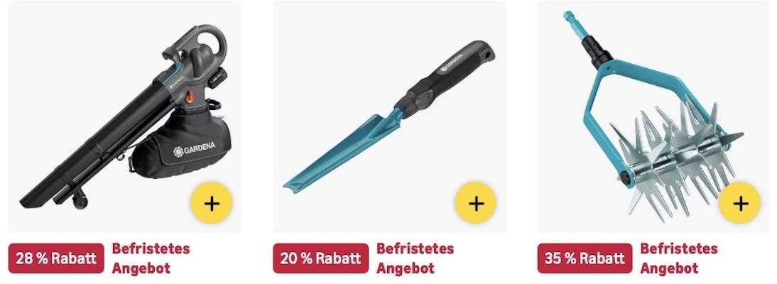 🏡🤑 Amazon: Gardena Gartengeräte und Zubehör Sale z.B. Gartenschere für 13,99€ (statt 20€)