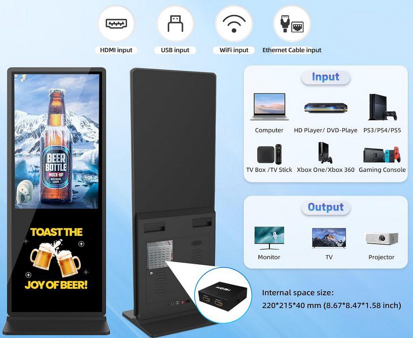 🙋‍♂️ 40% Rabatt auf digitale Kundenstopper mit Touch z.B. 55 Zoll für 1.199€ (statt 1.590€)