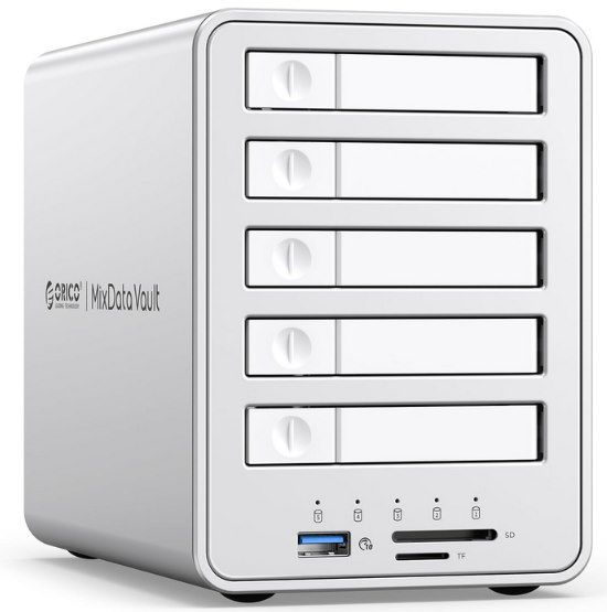 💾 ORICO All-Flash 5-Bay RAID Gehäuse für 149,99€ (statt 250€)