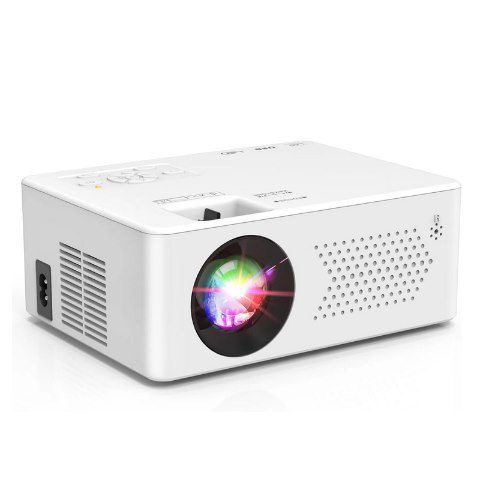 PURSHE 720p Mini Beamer mit Fernbedienung für 28€ (statt 37€)