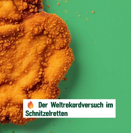 Berlin: Beim SIRPLUS Schnitzel Weltrekord am 19.08. teilnehmen