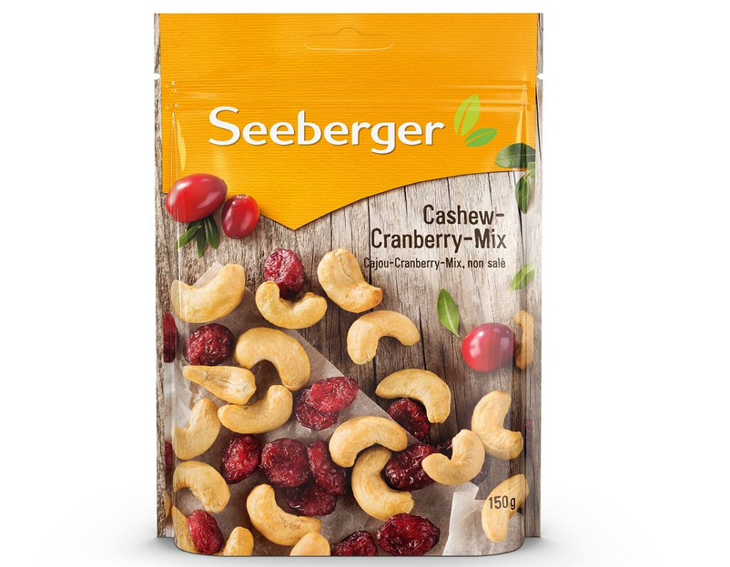 12x 150g Seeberger Cashew Cranberry Mix für 23,39€ (statt 39€)