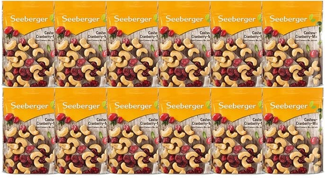 12x 150g Seeberger Cashew Cranberry Mix für 23,39€ (statt 39€)