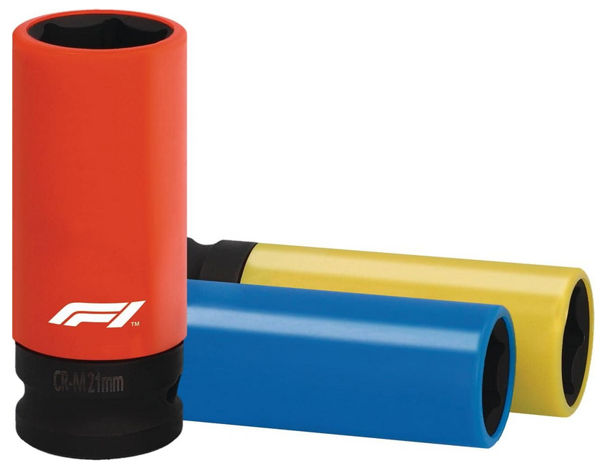 Formula 1 Steckschlüssel Satz SW 17mm 19mm u. 21mm für 11€ (statt 17€)