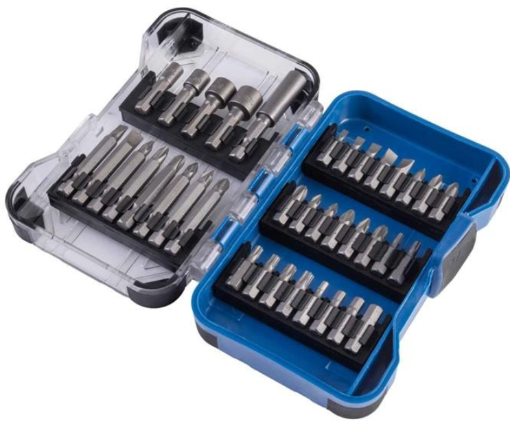 Scheppach HSS Spiralbohrer + Holzbohrer + Bitschrauber 67 teilig für 29,90€ (statt 39€)