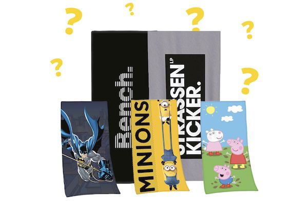 🎁 5er Mystery Box Motiv Handtücher aus 100 % Baumwolle für 30,94€ (statt 40€)