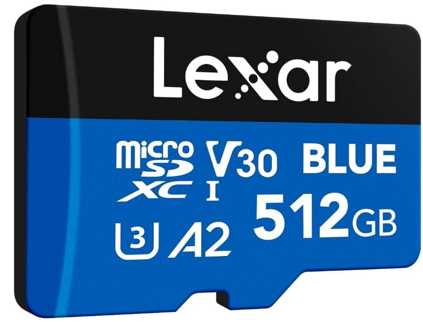 Lexar Blue 512GB microSD Speicherkarte für 33,99€ (statt 46€)