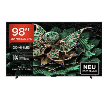 📺 98 Zoll TCL 98C7K QD-Mini LED Fernseher für 2.199€ (statt 2.799€)