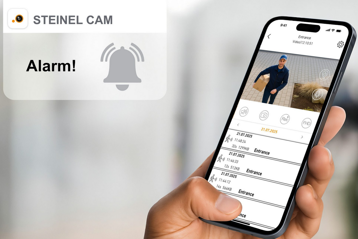 Steinel L 625 CAM SC Außenleuchte Bewegungsmelder WIFI Kamera für 198€ (statt 259€)