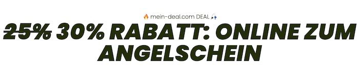 🎣 Fishing King: Online zum Angelschein mit 30% Rabatt + 🔥 GRATIS Expertenkurse (Wert 100€)