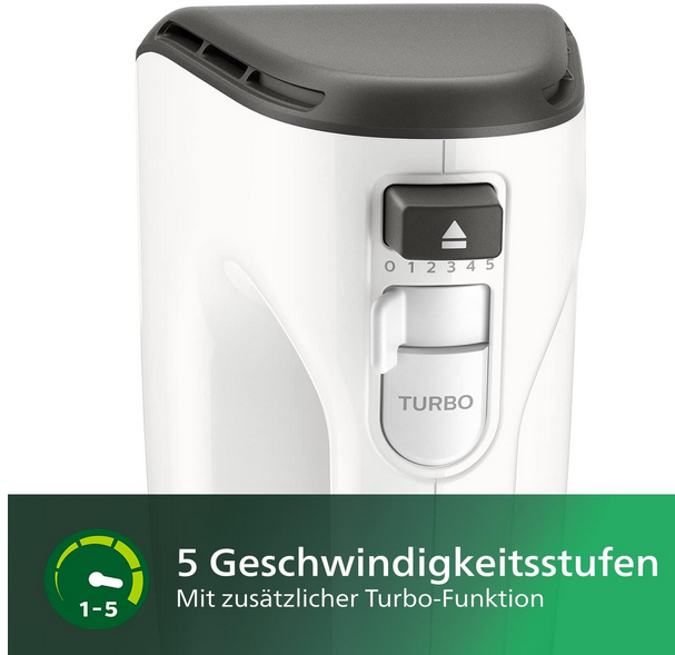 Philips Serie 5000 HR3740/00 Handrührgerät  450 Watt für 14,99€ (statt 24€)