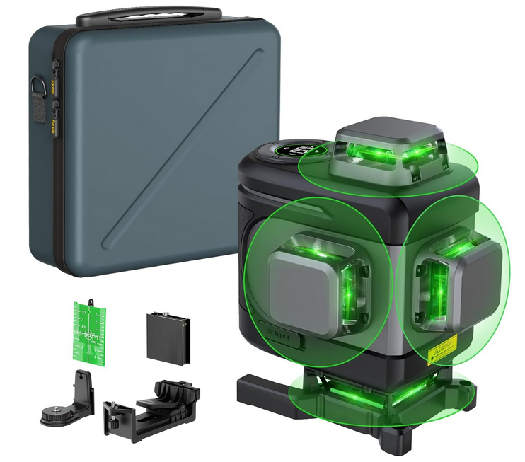 Fanttik D16 APEX grüner Kreuzlinienlaser 4×360° für 139,97€ (statt 252€)