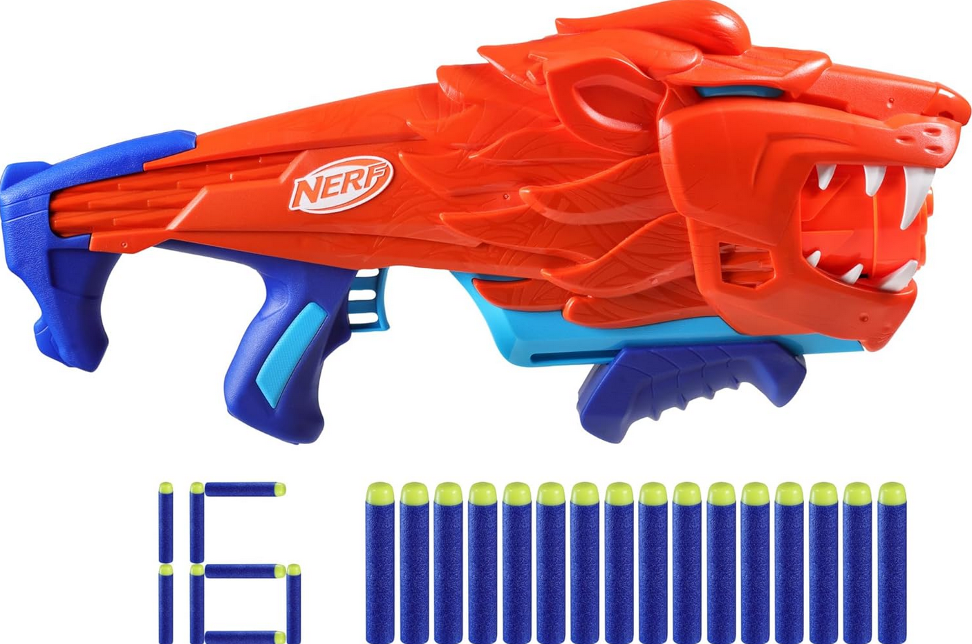 Nerf Junior Gun Wild Lionfury + 16 Nerf Elite Darts für 7,34€ (statt 16€)