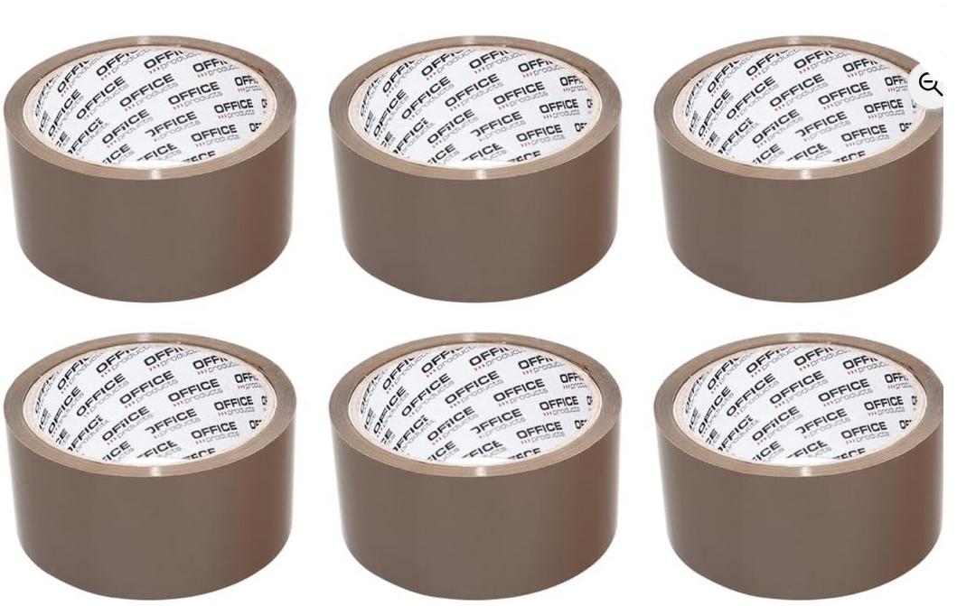 Officer Products: 6x braunes Verpackungsklebeband je 48m ab 5,15€ (statt 10€)
