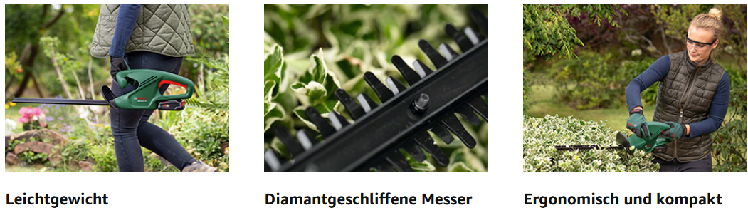 Bosch EasyHedgeCut 18V 44 Akku Heckenschere + Akku/Ladegrät für 65,12€ (statt 80€)