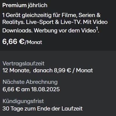 🔥 12 Monate RTL+ Premium für 79,92€ (statt 108€)