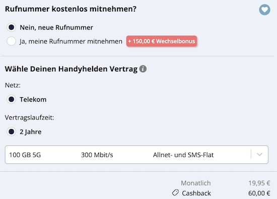 🔥 Junge Leute 📲 Telekom Magenta Mobil M mit 100GB 5G für eff. 12,87€ mtl.