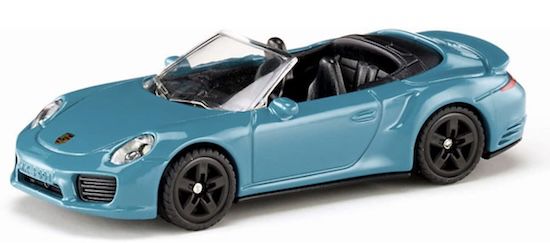 🚙 siku Porsche 911 Turbo S Cabrio Spielzeugauto für 3,99€ (statt 7€)   Prime
