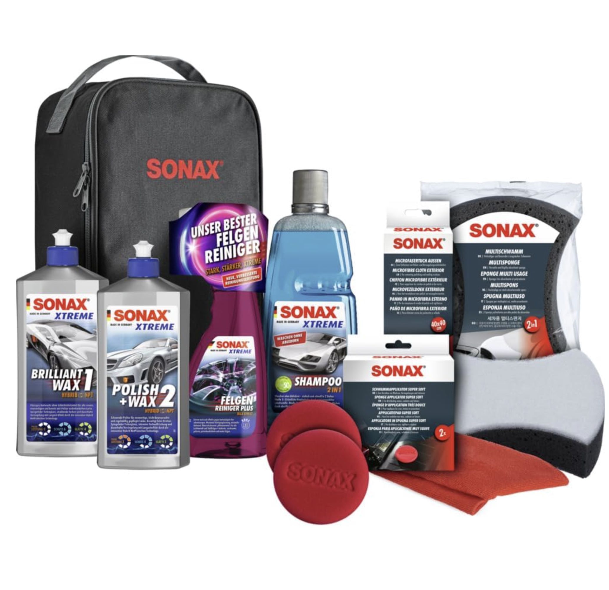 🚗 SONAX XTREME Autopflege Set inkl. Tasche für 44,45€ (statt 60€)