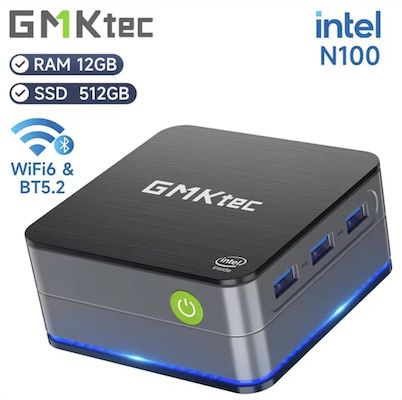 GMKtec G2 Mini-PC mit N100 + 512GB für 105,99€ (statt 169€)