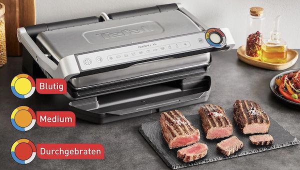 🥩 Tefal Optigrill+ XL (GC727D) Kontaktgrill für 117,99€ (statt 159€)
