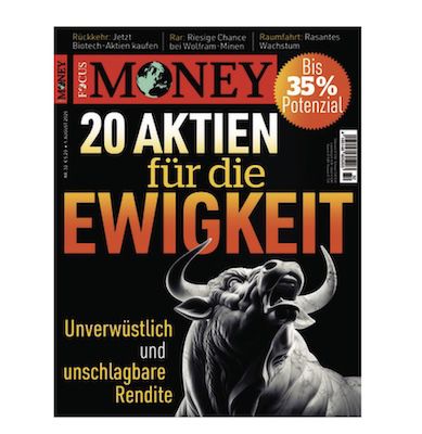 💰 5 Ausgaben FOCUS Money inkl. FOCUS+ Zugang für 5€