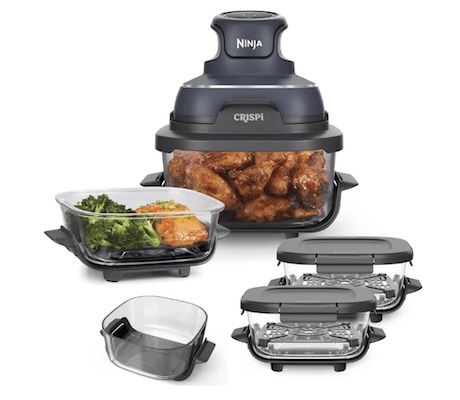 🔥 Gutscheinfehler 🍗 Ninja CRISPi Glas Heißluftfritteuse inkl. 5 Glasbehältern für 188,99€ (statt 270€)