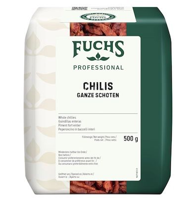 🌶️ 500g Fuchs Professional – Chillies ganz für 7,87€ (statt 23€?)
