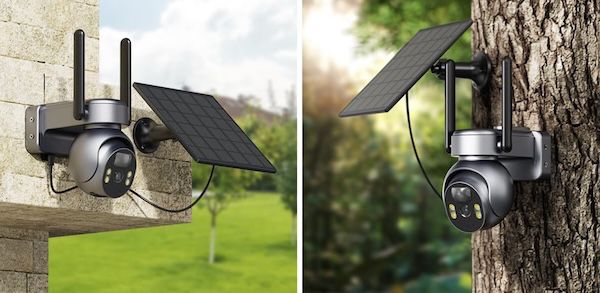 Sehmua 4G Überwachungskamera inkl. Solarpanel + Personenerkennung für 35,59€ (statt 40€)