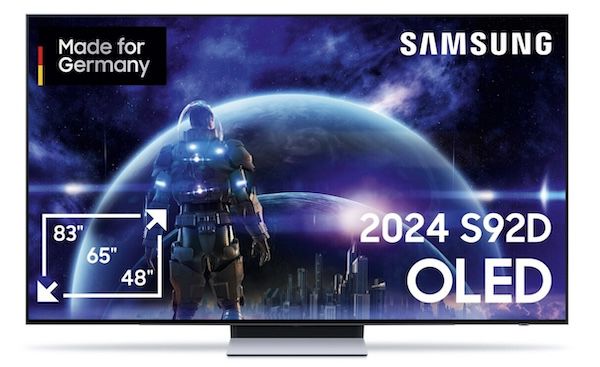 📺 Samsung GQ65S92D   65 Zoll OLED Fernseher für 999€ (statt 1.248€)