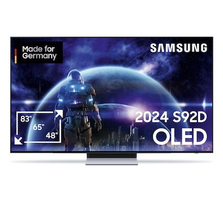📺 Samsung GQ65S92D – 65 Zoll OLED Fernseher für 999€ (statt 1.248€)