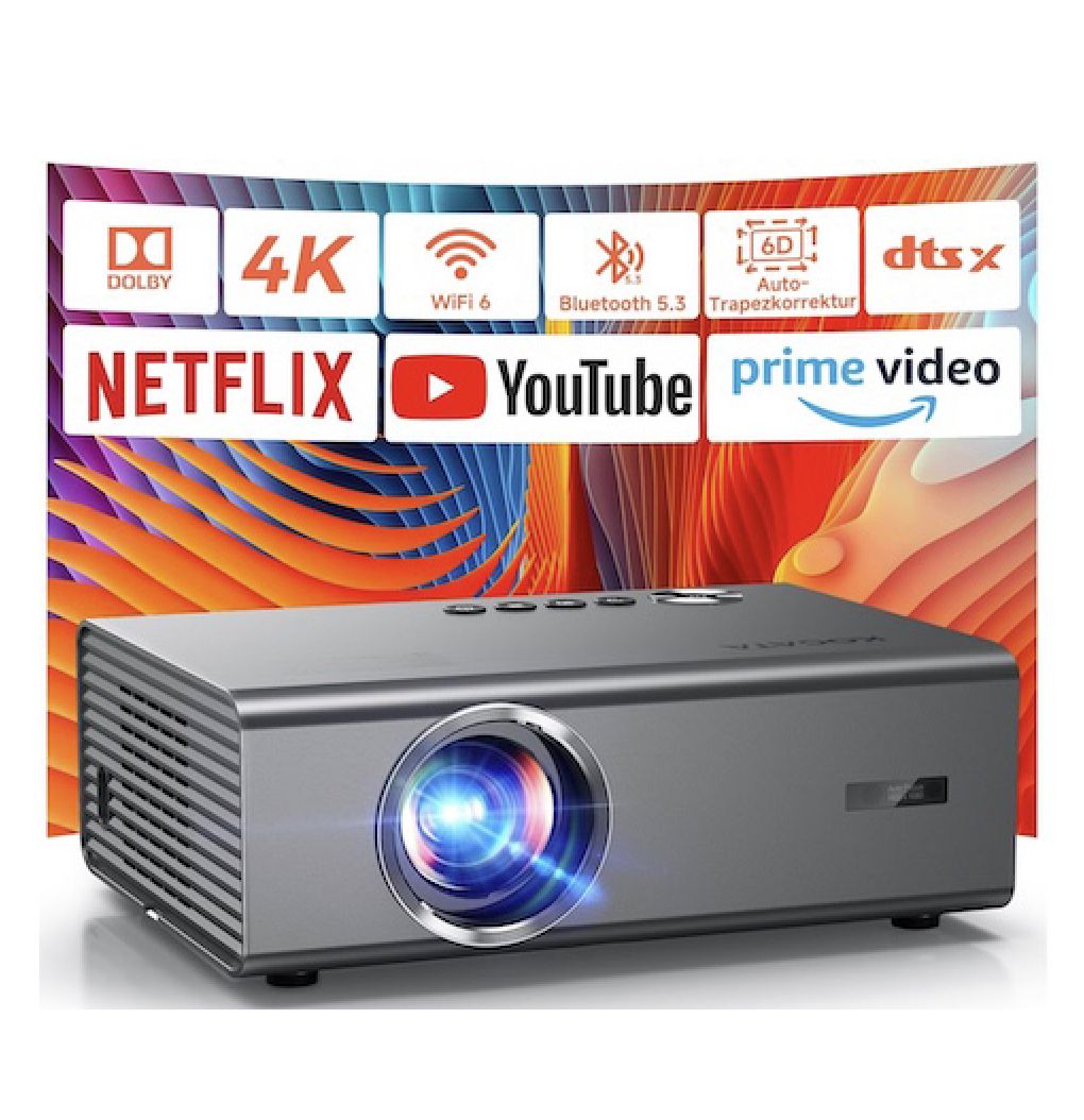 KOGATA GC357B 4K Smart Beamer mit WiFi-6 für 169,96€ (statt 189€)
