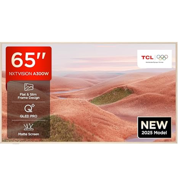 TCL NXTVISION A300W 65 Zoll QLED TV 144Hz HDMI 2.1 für 889€ (statt 1.099€)