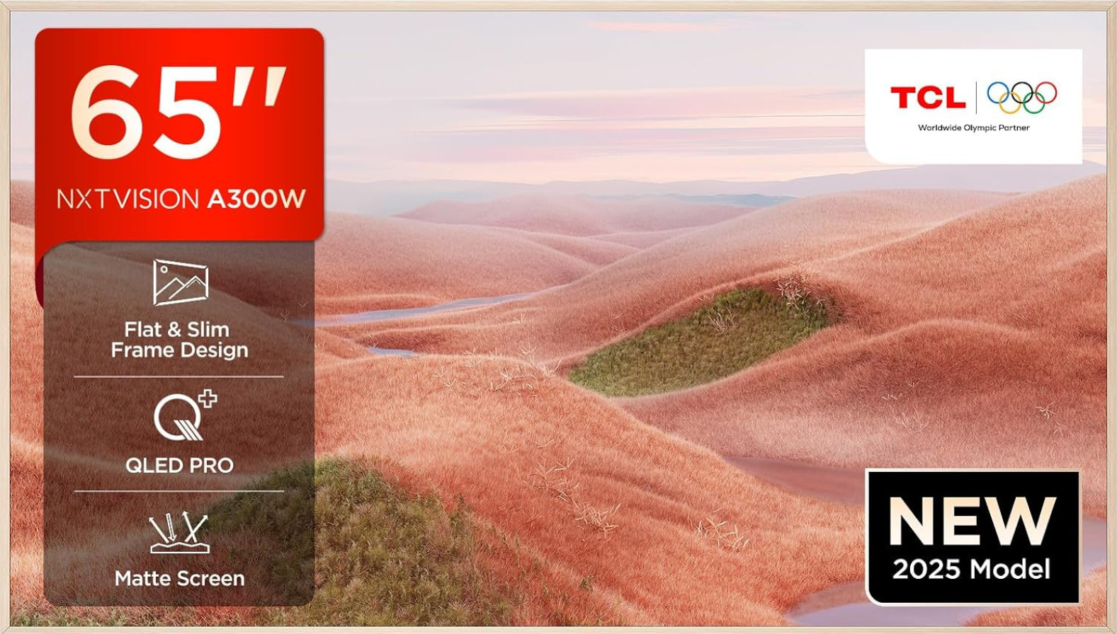 TCL NXTVISION A300W 65 Zoll QLED TV 144Hz HDMI 2.1 für 889€ (statt 1.099€)
