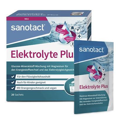🍊 20er Pack sanotact Elektrolyte Plus mit Orangengeschmack für 3,55€ (statt 5€)
