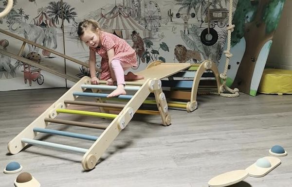 🧗‍♂️ Small Foot Design Kletterdreieck und Kletterleiter aus Holz für 98,22€ (statt 142€)