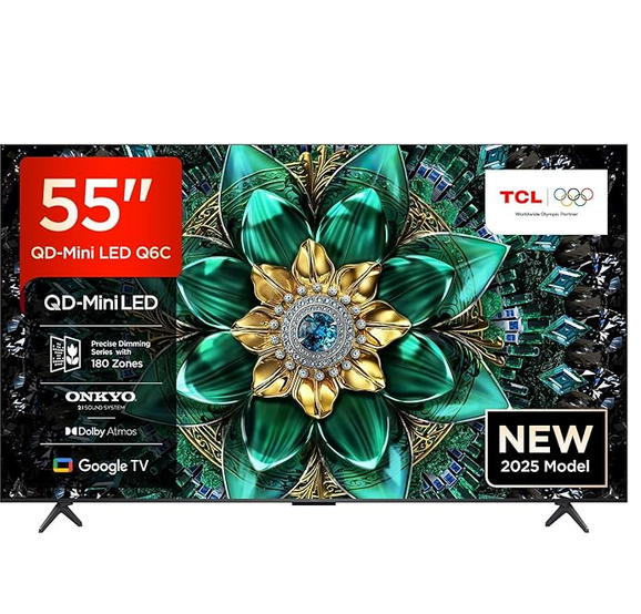 TCL Q6C 55Zoll QLED smart UHD TV 144Hz für 449€ (statt 590€)