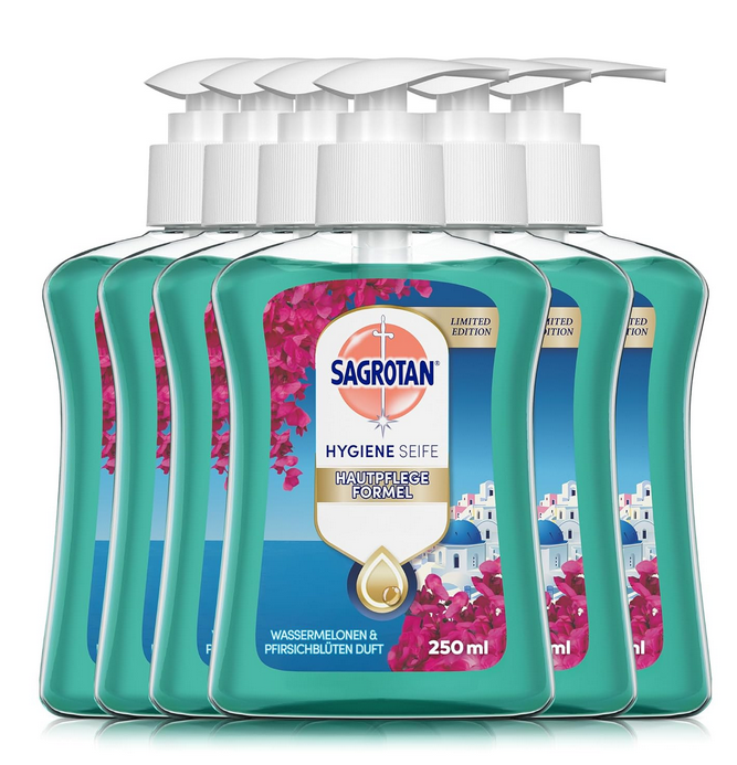 Sagrotan Handseife Floral Coast LE ab 8,99€ (statt 14€)