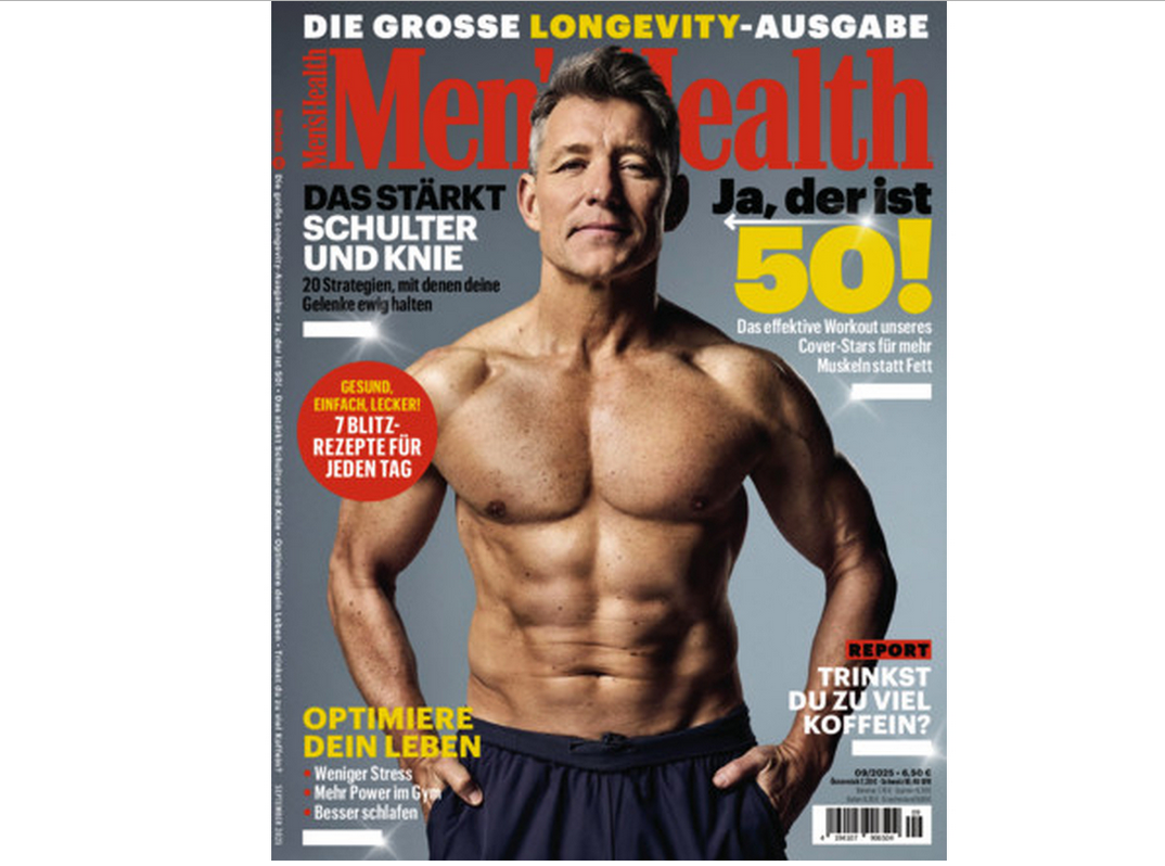 🏋️‍♂️🏋️‍♂️ Men’s Health Jahresabo 12 Ausgaben für direkt 9,90€ (statt 82€)