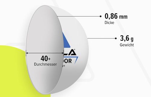 🏓 12er Pack JOOLA Tischtennisbälle Outdoor in 40+ mm für 6,45€ (statt 11€)