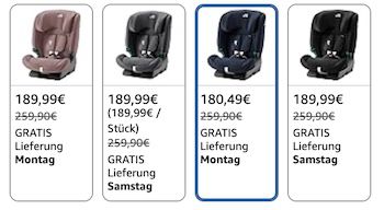 👧 Britax Römer Kindersitz Evolvafix mit ISOFIX für 180,49€ (statt 210€)
