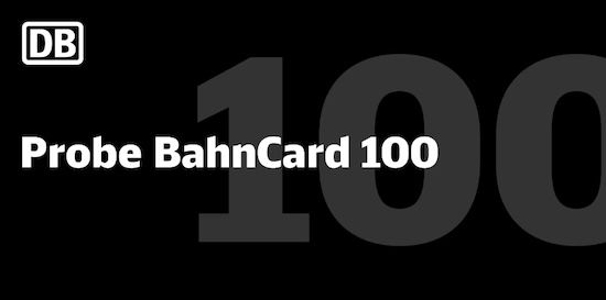 🚝 Probe BahnCard 100 für Geschäftsreisende (2. Klasse) für 999€ (statt 1.459€)   3 Monate
